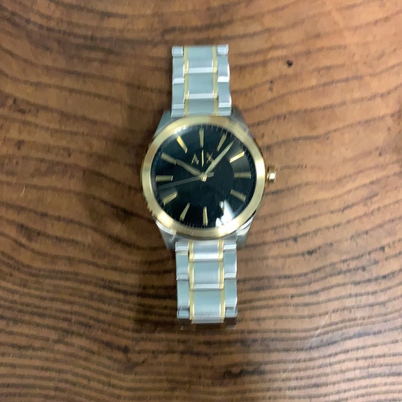 Armani Exchange stainless steel two tone watch - Picture 2 of 3